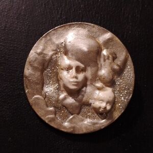 Artisan Mother & Child Brooch